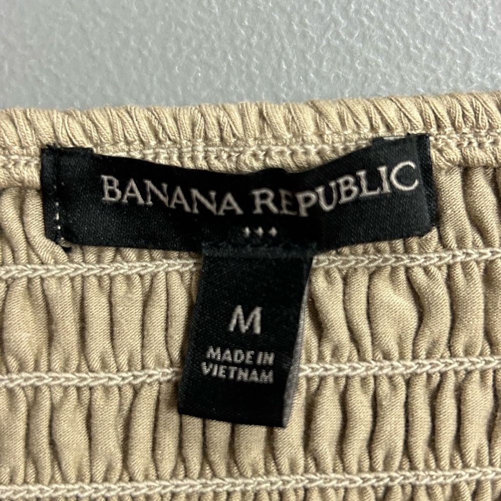 Banana Republic Factory Women’s Tan Bandeau Sz M - Picture 6 of 7
